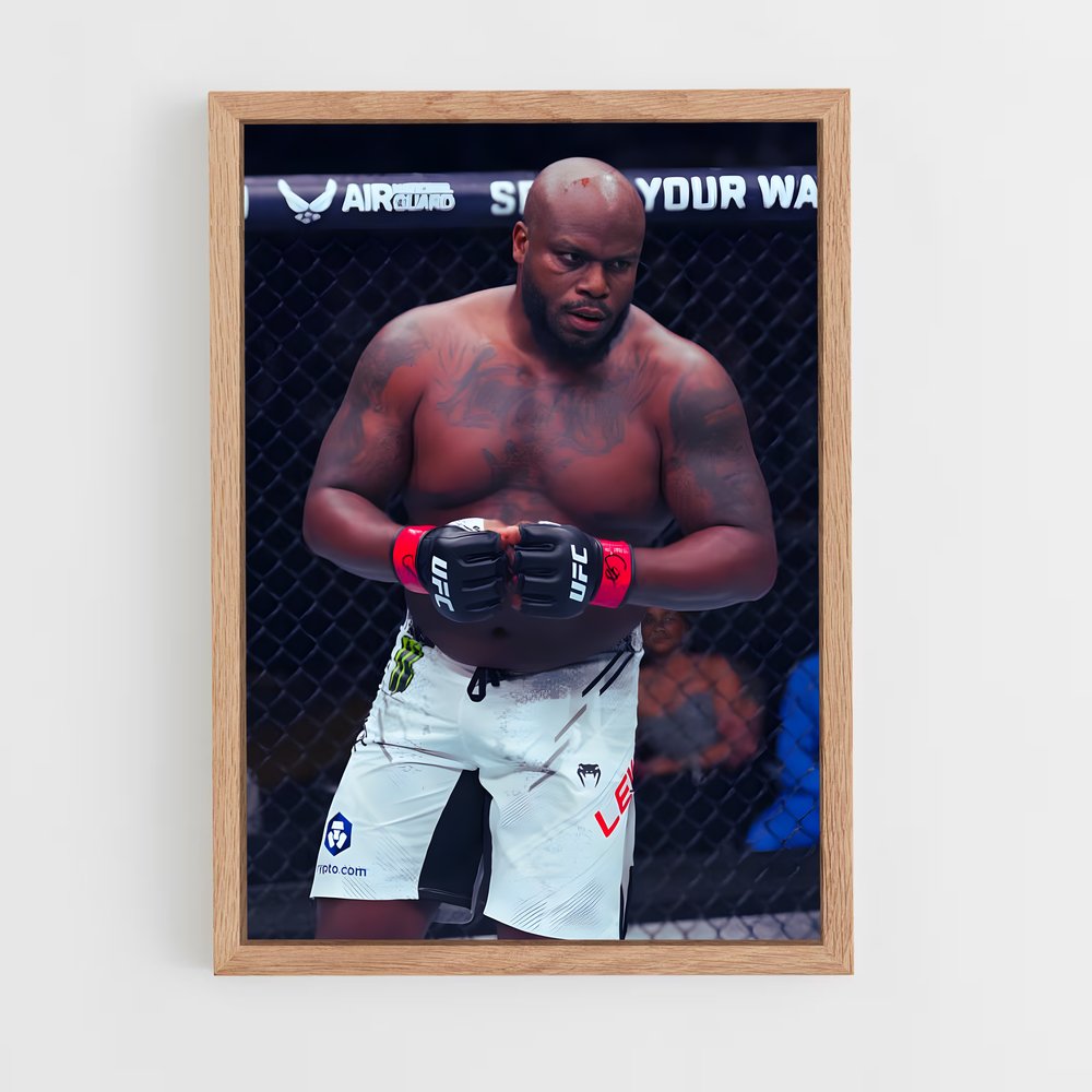 Poster Derrick en Action – affiche MMA (vue 4)